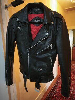 Straight to Hell Leather Jacket, Like New **FREE SHIPPING!**